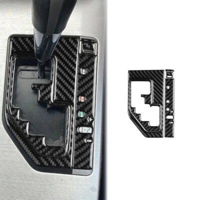 Carbon Fiber Look Shift Panel Trim Cover New For Toyota Camry 2012-2014 RHD - image 1 of 4