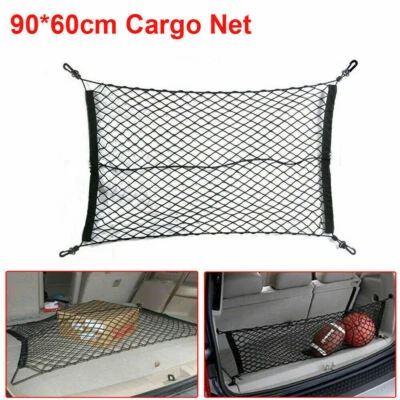 Car Accessories Trunk Cargo Net Storage Organizer Big Elastic Mesh Net Universal - image 1 of 4