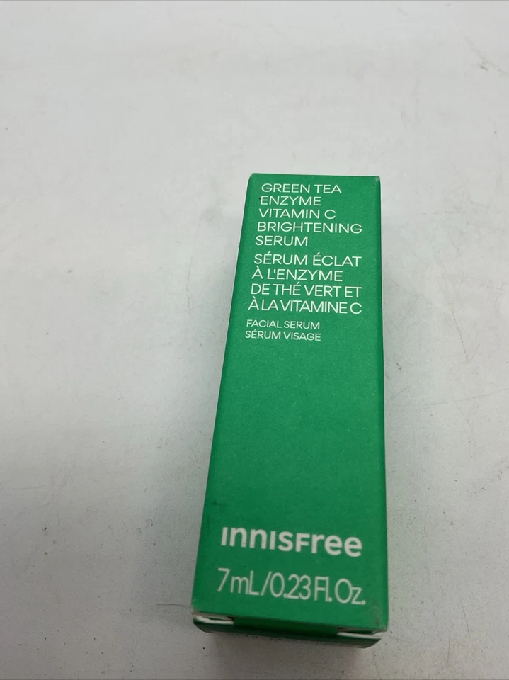 3 Innisfree Green Tea Enzyme Vitamin C Brightening Serum - 0.23 OZ. & 1.01 OZ.
