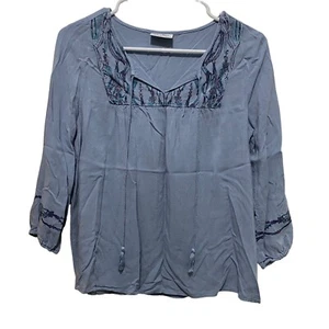 Disney Parks PANDORA The World Of Avatar Chambray Bluse Top Damen Gr. XS - Bild 1 von 10