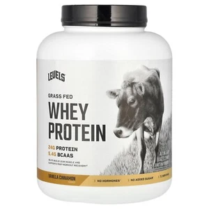 Grass Fed Whey Protein Powder, Vanilla Cinnamon, 5 lb (2.27 kg) - Picture 1 of 2