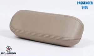2000-2001 Ford Excursion Limited -PASAJERO Asiento lateral CUERO Cubierta del reposabrazos Bronceado - Imagen 1 de 12