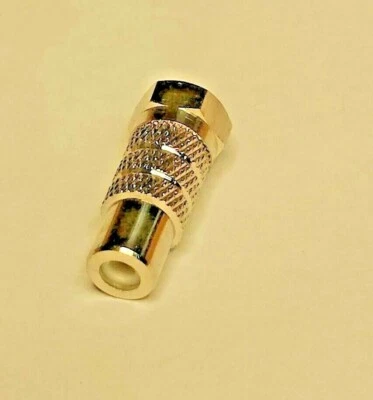 FC63 RF connection adapter Atari video game RCA Female to F-male TV Antenna Plug - Image 1 of 4