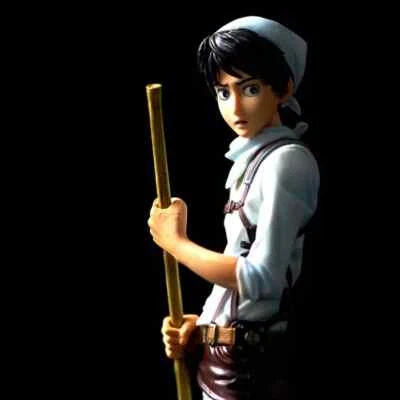 Funimation Banpresto DXF Attack on Titan Eren Yeager versão de limpeza Boneco 6,25 pol - Imagem 1 de 4