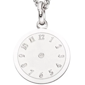 Rimorchio Orologio da Battesimo Brillante Smerigliato, 925 Argento, Bambini - Foto 1 di 2