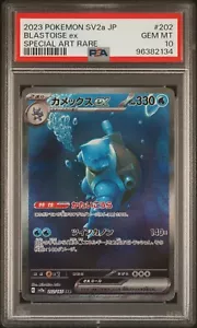 PSA 10 GEM - sv2a Pokemon S&V Japanese 151 - Blastoise 196/165 Special Art Rare - Bild 1 von 2