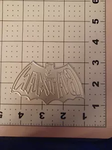 Fustellatrice universale taglio metallo Batman supereroe DC Comics Cupcake Topper compleanno - Foto 1 di 2