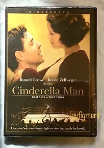 Cinderella Man DVD Widescreen Renee Zellweger Russell Crowe Boxing PG13 Sealed - Foto 1 di 2