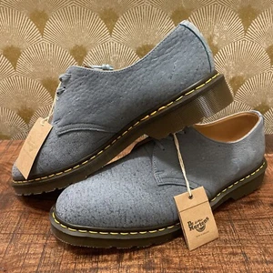 Scarpe Dr. Martens 1461 Made In England da uomo con plateau blu - 12 US nuove - Foto 1 di 12