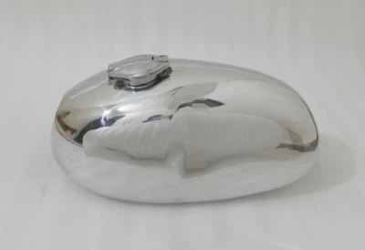 AJS STORMER ALEACIÓN ALUMINIO SCRAMBLER GAS COMBUSTIBLE GASOLINA TANQUE + TAPA | Apto para Foto 1 de 4