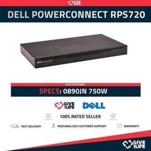 DELL 890JN POWERCONNECT RPS720 FUENTE DE ALIMENTACION REDUNDANTE 720W - Picture 1 of 8