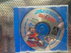 "MONOPOLY JUNIOR"" Windows 1999 juego promocional General Mills, CD-ROM Hasbro - Imagen 1 de 3