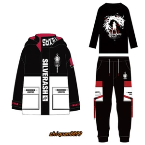 Texas Sweater Coat Cosplay Long Sleeve Hoodie Windbreaker Pant fit for Arknights - Picture 1 of 17