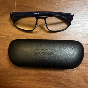 Benetton EyeGlasses TH113 Black Rim 57/18-140 - Picture 1 of 13