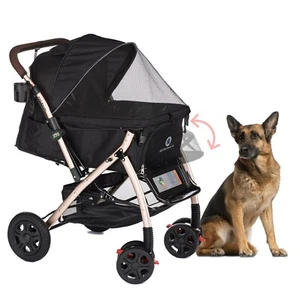 HPZ PET ROVER XL Extra-Long Pet Stroller for Small/Medium/Large Dogs, Cats - Picture 1 of 9