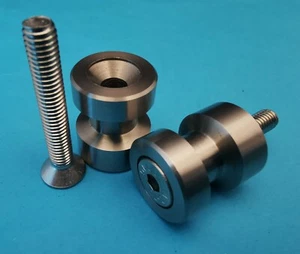 Edelstahl Paddock Ständer Spulen, M6 Ausstattung, Made in UK - Bild 1 von 3