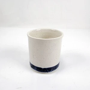 Vintage McCoy Jam Jar Pottery Crock Blue Stripe Made in USA 1852 - No Lid - Picture 1 of 8