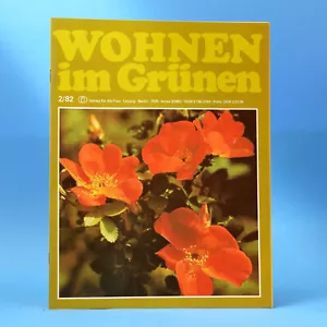 DDR Wohnen im Grünen 2 1982 Verlag für die Frau Bitterfeld Forst Balkonblumen A - Bild 1 von 1