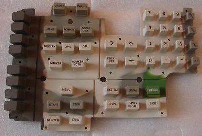 Teclado de goma analizador de red Hewlett Packard Foto 1 de 2