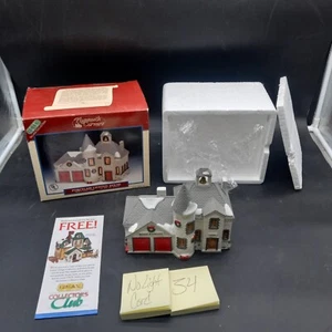 Vintage 1996 LEMAX " Bristol Firehosie & Chief " Porcelain No Light - Picture 1 of 21