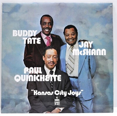 BUDDY TATE, PAUL QUINICHETTE, JAY MCSHANN  "Kansas City Joys" 1976 LP  SNTF716 Foto 1 de 4