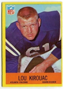 1967 Philadelphia #5 Lou Kirouac Atlanta Falcons - Picture 1 of 2