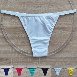 String Tanga Slip - Gr. 48/50 - uni oder Struktur - Picture 1 of 22