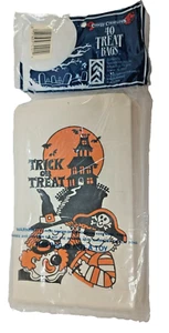 Halloween Papier Trick or Leckerbissen Süßigkeiten Taschen 1993 Neu Paket Schaden Anzahl 40 #2 - Bild 1 von 6