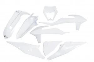 kit plastiche portafaro Ktm EXC 125 250 300 350 450 500 2020 - 2023 bianco - Foto 1 di 1