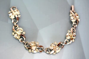 Pulsera Alfred Philippe para Eslabones de Estrás de Cristal Trifari, Trifari Pat Pend - Imagen 1 de 5
