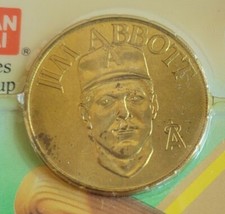 JIM ABBOTT Sport Stars Collector 1990 wBonus Coin (SEALED) MLB California Angels