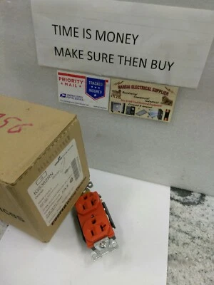 Cooper IG5362RN receptáculo dúplex tierra aislada B&S cable 5-20R 2P 3 W (14D1 Foto 1 de 4