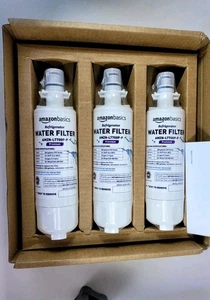 Amazon Basics LT700P-P Refrigerator Water Filter Cartridges 3 Sealed Filter New - Picture 1 of 4
