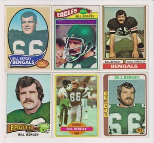 SECHS KARTEN BILL BERGEY LOT - PHILADELPHIA EAGLES - Bild 1 von 1