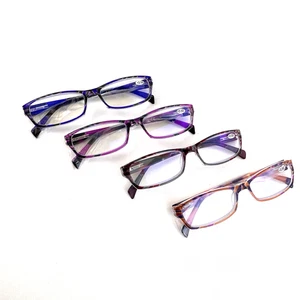 Damen Lesebrille +3,50 Henotin 4er Pack Blaulicht Lesebrille Lila Schwarz - Bild 1 von 8