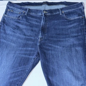 Polo Ralph Lauren Jeans Mens 46Bx32 Prospect Straight Dark Wash Stretch 5 Pocket - Picture 1 of 11