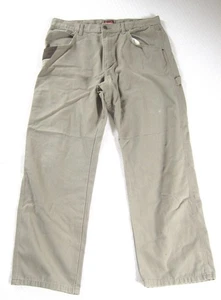 Wrangler Workwear Men's Carpenter Pants Size 36x30 Khaki - Has Some Glue - Read - Picture 1 of 6
