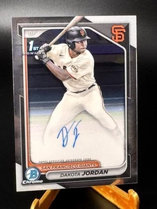 Dakota Jordan 2024 Bowman Chrome Draft Autographs #CPA-DJ Auto - Picture 1 of 11