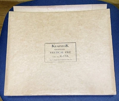 New Old Stock Vintage Expandable Accordion File Organizer A-Z Cardstock Weight - Image 1 of 4