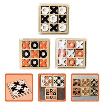  3 Sets Table Games for Kids Board Families Home Decor Chess Boards - Image 1 of 4