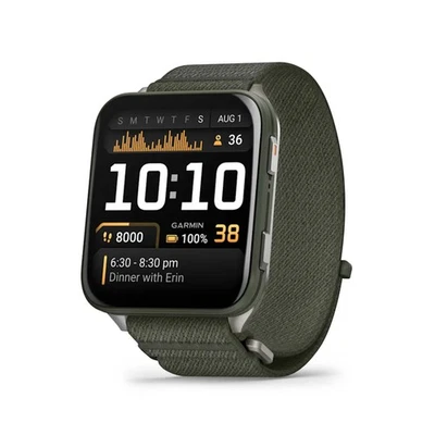 Garmin Venu X1 Moss with Titanium Caseback and Moss ComfortFit Nylon Band - Image 1 of 4