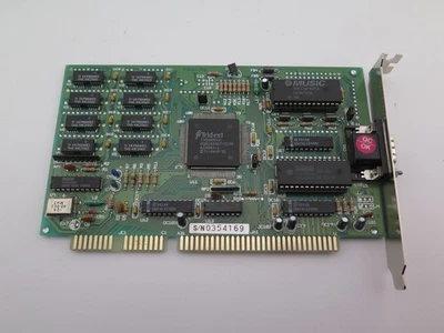 Trident TVGA8900C/AD Super VGA 1 MB Vintage 1991 ISA Video Graphics Card WORKING - Image 1 of 4