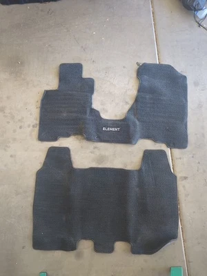 Juego de alfombrillas delanteras y traseras Honda Element 2003... color verde azulado grisáceo Foto 1 de 2