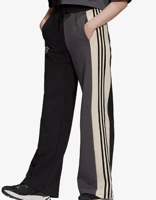 ADIDAS ORIGINALS SUMMER RAVE WIDE LEG TRACKPANTS  BNWT UK 10 LAST ONE  RARE - Image 1 of 4