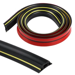Heavy Duty Rubber Cable Protector - 2M Self-Adhesive Cord Cover - Picture 1 of 16