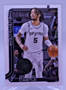 2025-26 Topps NBA All Rookie Team Stephon Castle #197 San Antonio Spurs H054 - Bild 1 von 2