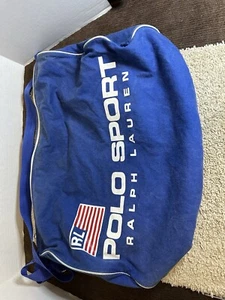 vintage ralph lauren polo Sport Duffle Bag, No Liner Inside - Picture 1 of 15