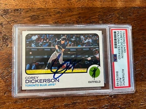 Corey Dickerson IP Signed Topps Heritage Card Psa Dna Coa Slab Autographed - Picture 1 of 2