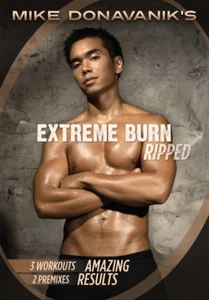 EXTREME BURN RIPPED DVD WITH MIKE DONAVANIK WORKOUT EXERCISE NEW 3 WORKOUTS - Picture 1 of 2