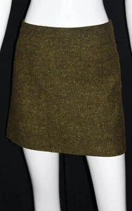 Ann Taylor Loft green color flecked Office skirt Business Professional size 6 - Picture 1 of 7